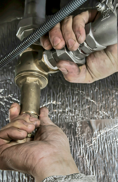 PLUMBING UP